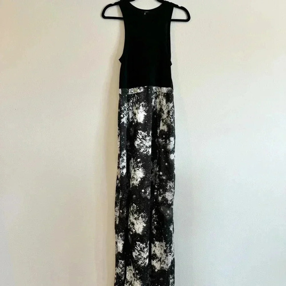 Hurley Simone Splatter Tank Maxi Dress Slits Lightweight Casual Beach Boho M - Picture 1 of 10